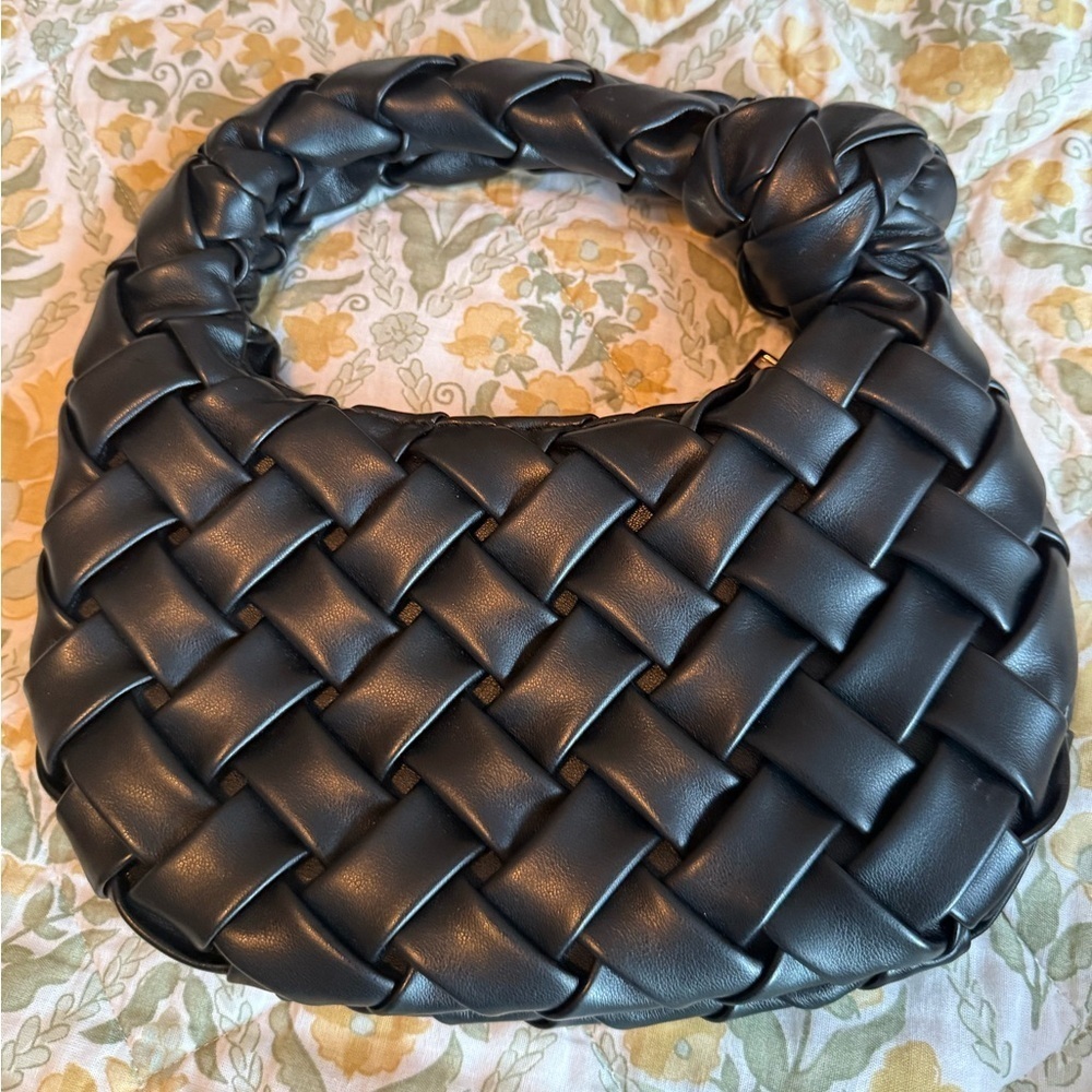 Urban Expressions Black Woven going out bag